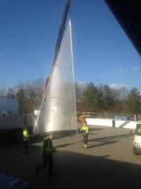 Första Seglet svetsat!