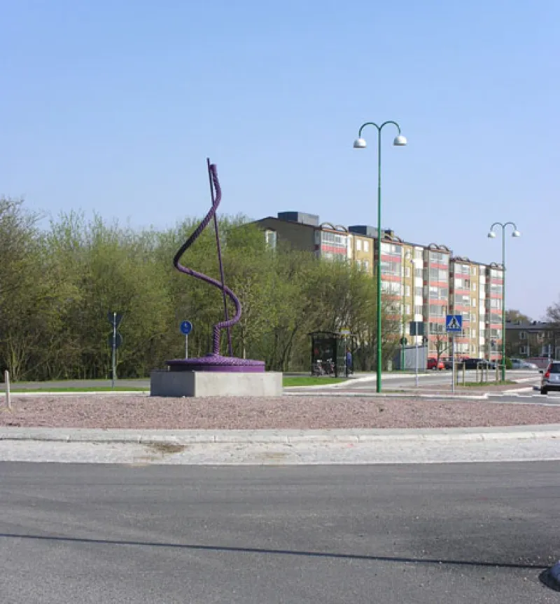 Miljögestaltning av rondell i Arlöv 2006